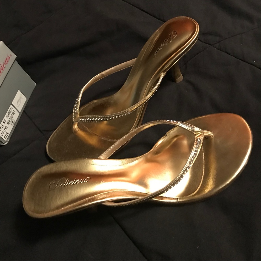 Gold Heels Like New